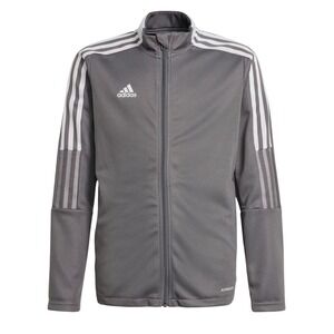 Adidas Tiro 21 Track Jacket Men's Large Training Jacket Full Zip Gray  NWT